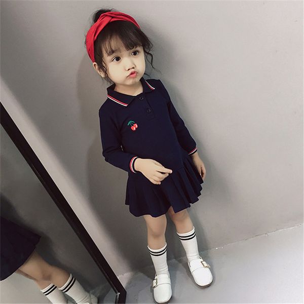 fashion 2021 baby girl autumn dress turn down collar kids clothes girl cherry princess dress children long sleeve dress, White
fashion 2021 baby girl autumn dress turn down collar kids clothes girl cherry princess dress children long sleeve dress, White