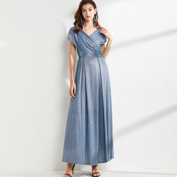 women's runway dresses v neck cape sleeves criss cross elegant long maxi dress party prom, Black
women's runway dresses v neck cape sleeves criss cross elegant long maxi dress party prom, Black