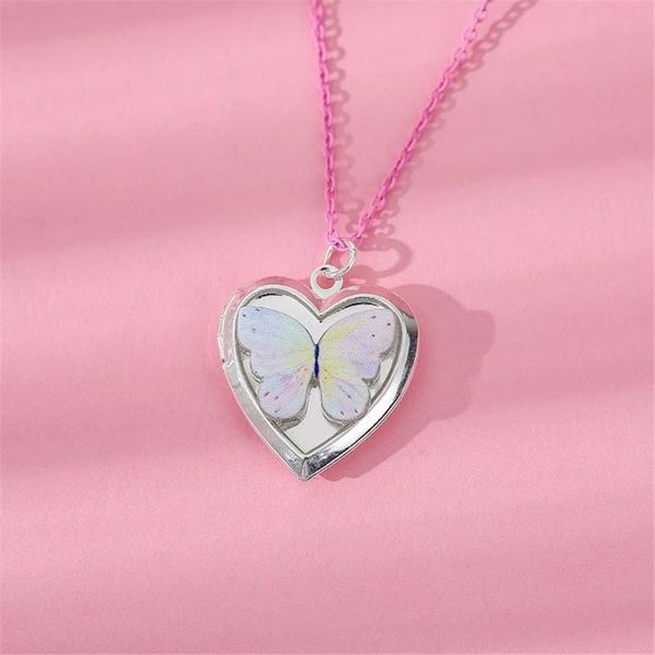 pendant necklaces vintage peach heart opening closing box butterfly necklace for women girl fashion charm punk harajuku choker y2k jewelry, Silver
pendant necklaces vintage peach heart opening closing box butterfly necklace for women girl fashion charm punk harajuku choker y2k jewelry, Silver