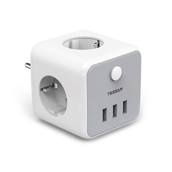 smart power plugs tessan eu cube adapter with switch 3 ac outlets usb charging ports multi socket strip overload protection
smart power plugs tessan eu cube adapter with switch 3 ac outlets usb charging ports multi socket strip overload protection
