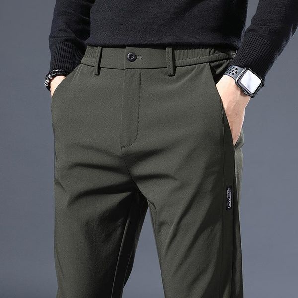 summer pants mens stretch korean casual slim fit elastic waist jogger business classic trousers male thin 28-38 men's, Black
summer pants mens stretch korean casual slim fit elastic waist jogger business classic trousers male thin 28-38 men's, Black