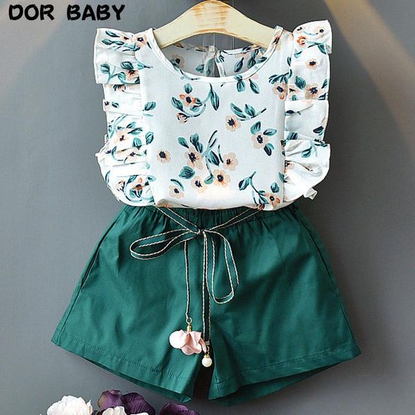 summer baby girl clothes set children clothing cartoon t-shirts with shorts 2pcs for kids suit sets, White
summer baby girl clothes set children clothing cartoon t-shirts with shorts 2pcs for kids suit sets, White