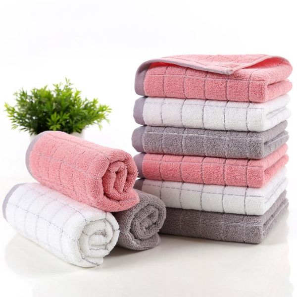 towel pure cotton plain color fresh style small lattice super soft and strong water absorption 34*74cm
towel pure cotton plain color fresh style small lattice super soft and strong water absorption 34*74cm