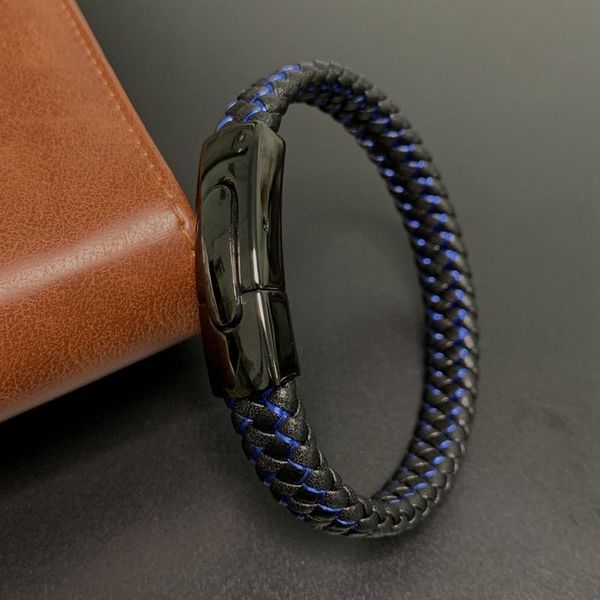 charm bracelets fashion male jewelry braided leather bracelet black/silver stainless steel easy-hook clasp men trendy wrist band gifts sp004, Golden;silver
charm bracelets fashion male jewelry braided leather bracelet black/silver stainless steel easy-hook clasp men trendy wrist band gifts sp004, Golden;silver