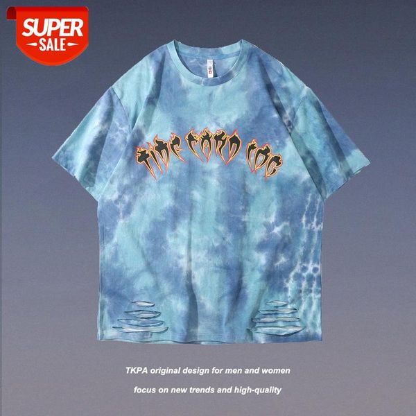 hole tie-dye harajuku style short-sleeved t-shirt for men and women oversize hip-hop street loose round neck #zh7g, White;black
hole tie-dye harajuku style short-sleeved t-shirt for men and women oversize hip-hop street loose round neck #zh7g, White;black