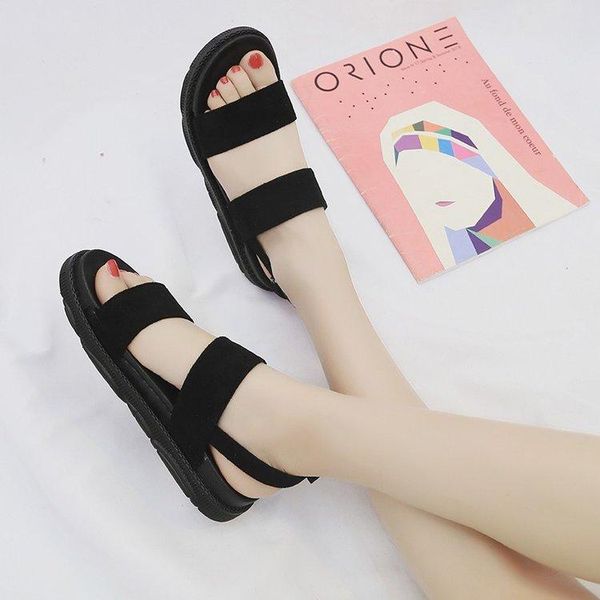 joker flat sandals female in the summer of 2021 student contracted large base sponge with roman shoes on line, Black
joker flat sandals female in the summer of 2021 student contracted large base sponge with roman shoes on line, Black