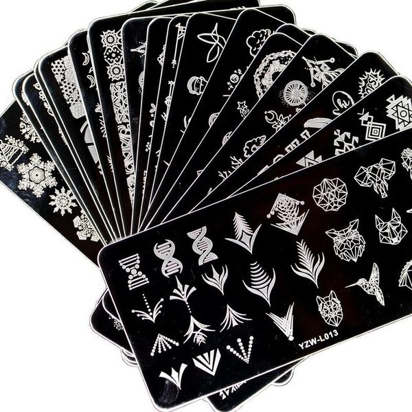 nail art kits geometry template stainless steel gel printing leaf animal line theme plate design diy mold tool
nail art kits geometry template stainless steel gel printing leaf animal line theme plate design diy mold tool