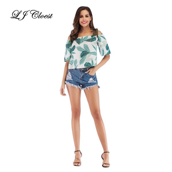 colest summer beach style blouse slash neck leaf lace up lady holiday casual wear chiffon women women's blouses & shirts, White
colest summer beach style blouse slash neck leaf lace up lady holiday casual wear chiffon women women's blouses & shirts, White