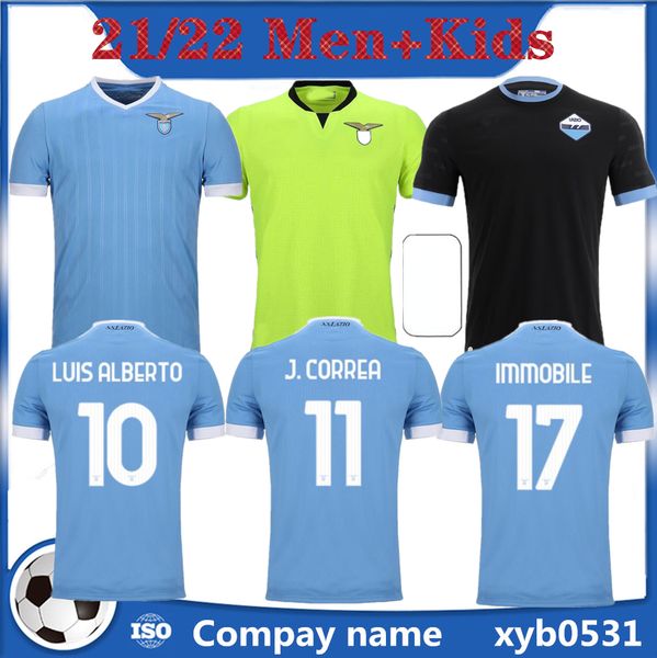 21 22 lazio soccer jerseys immobile j.correa lazzari 2021 2022 home away third maglie lulic sergej luis alberto football men + kids kit shir, Black;yellow
21 22 lazio soccer jerseys immobile j.correa lazzari 2021 2022 home away third maglie lulic sergej luis alberto football men + kids kit shir, Black;yellow