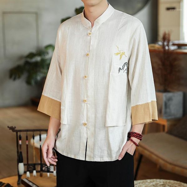 5xl single breasted 3/4 sleeve spring summer shirts plus size men streetwear three quarter linen shirt clothes 4xl men's casual, White;black
5xl single breasted 3/4 sleeve spring summer shirts plus size men streetwear three quarter linen shirt clothes 4xl men's casual, White;black