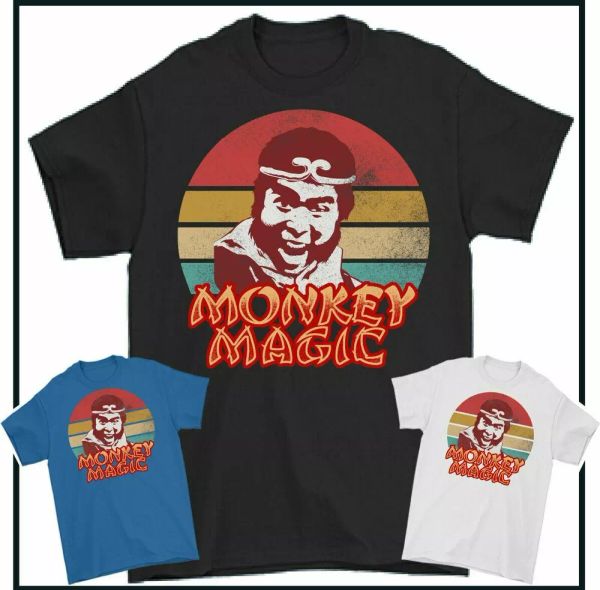 monkey magic t-shirt mens chinese fantasy tv show fight sport 70's 80's mma, White;black
monkey magic t-shirt mens chinese fantasy tv show fight sport 70's 80's mma, White;black