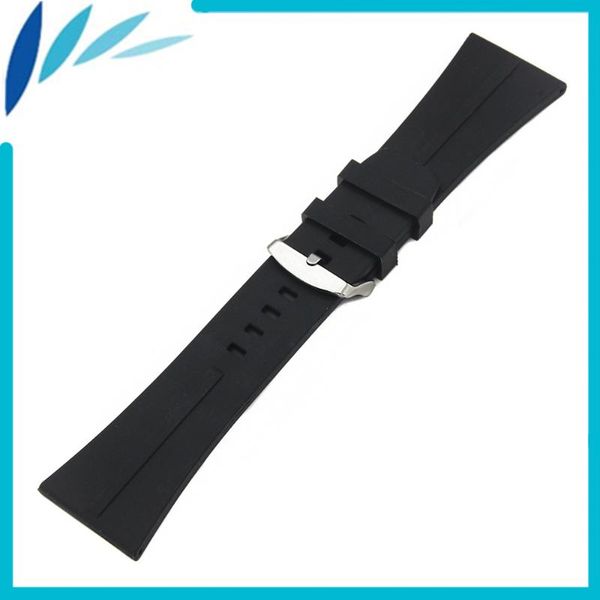 watch bands silicone rubber band 30mm universal watchband stainless steel pin clasp strap wrist loop belt bracelet black + spring bar, Black;brown
watch bands silicone rubber band 30mm universal watchband stainless steel pin clasp strap wrist loop belt bracelet black + spring bar, Black;brown