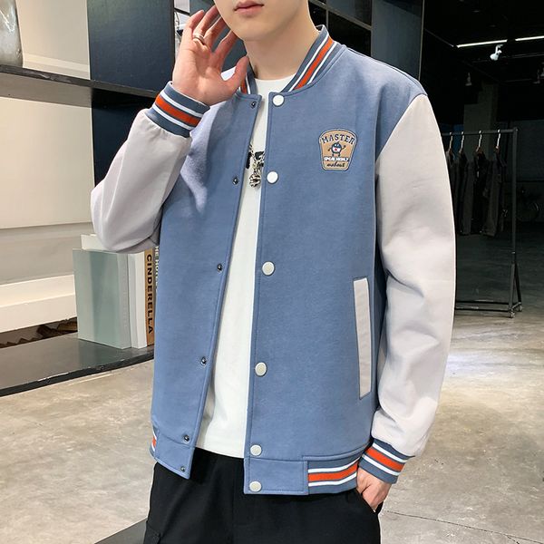 2021 baseball et men's brand ins loose et korean fashion casual student coat, Black;brown
2021 baseball et men's brand ins loose et korean fashion casual student coat, Black;brown