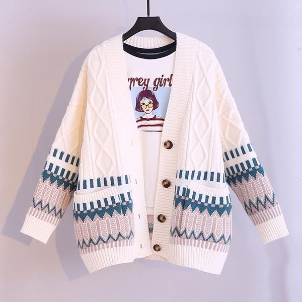 women's knits & tees 2021 autumn winter women cardigan warm knitted sweater jacket pocket embroidery fashion knit cardigans coat lady l, White
women's knits & tees 2021 autumn winter women cardigan warm knitted sweater jacket pocket embroidery fashion knit cardigans coat lady l, White