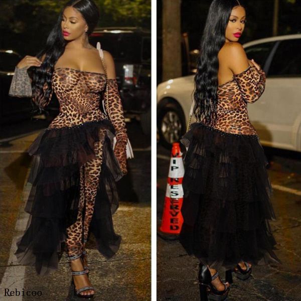 women's jumpsuits & rompers plus size asymmetrical leopard patchwork club see through strapless full sleeve elastic women, Black;white
women's jumpsuits & rompers plus size asymmetrical leopard patchwork club see through strapless full sleeve elastic women, Black;white