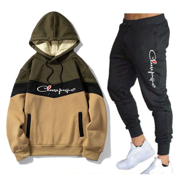 men tracksuits solid color sportswear autumn men's jacket + pants set casual tracksuit male gyms sweatshirt 2 piece set, Gray
men tracksuits solid color sportswear autumn men's jacket + pants set casual tracksuit male gyms sweatshirt 2 piece set, Gray