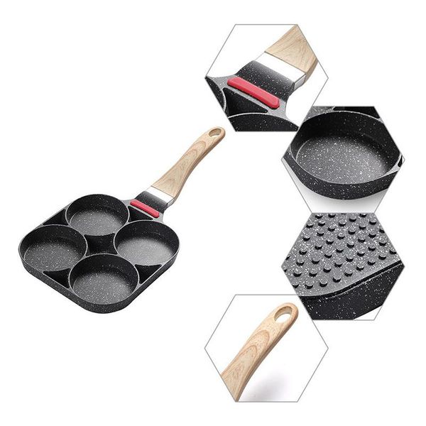 pans four-hole omelet pan for eggs ham temperature instruction frying non-stick no oil-smoke kitchen cooking bacon cookware
pans four-hole omelet pan for eggs ham temperature instruction frying non-stick no oil-smoke kitchen cooking bacon cookware