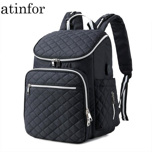 backpack atinfor waterproof oxford cloth plaid diaper bag travel backpacks small nursing nappy bags for mom usb charging port
backpack atinfor waterproof oxford cloth plaid diaper bag travel backpacks small nursing nappy bags for mom usb charging port