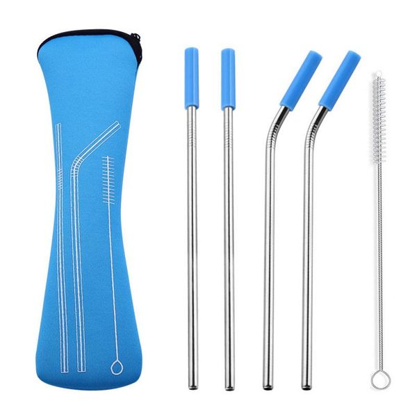 drinking straws reusable metal tubes stainless steel silicone tips cover brush coffee milk stirring tool bar kitchen accessories
drinking straws reusable metal tubes stainless steel silicone tips cover brush coffee milk stirring tool bar kitchen accessories