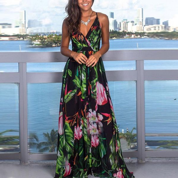 casual dresses summer dress 2021 women sleeveless bohemian v-neck sling printing floral beach long vestidos de mujer, Black;gray
casual dresses summer dress 2021 women sleeveless bohemian v-neck sling printing floral beach long vestidos de mujer, Black;gray