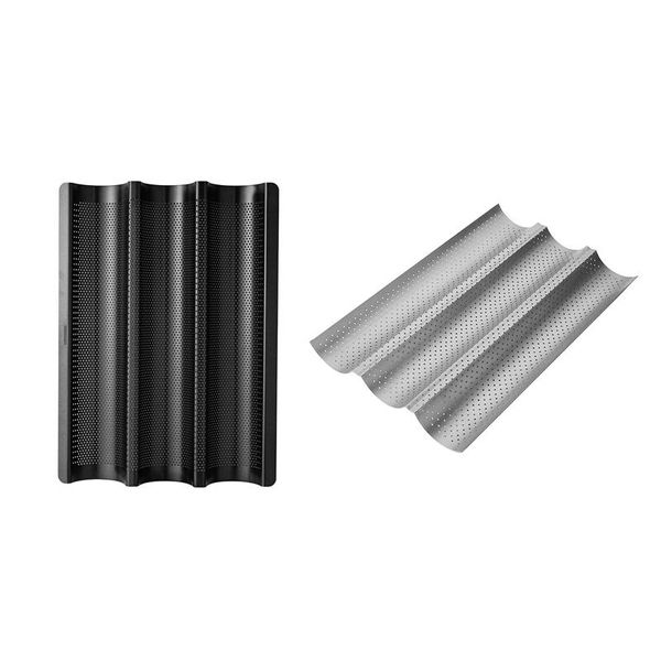 rolling pins & pastry boards non-stick baguette baking mould sheet 3 tray with perforated surface 38 x 24.5cm
rolling pins & pastry boards non-stick baguette baking mould sheet 3 tray with perforated surface 38 x 24.5cm