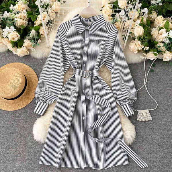 two piece dress foamlina elegant classic striped shirt dress women spring turn-down collar long sleeve single breasted a-line casu, White
two piece dress foamlina elegant classic striped shirt dress women spring turn-down collar long sleeve single breasted a-line casu, White