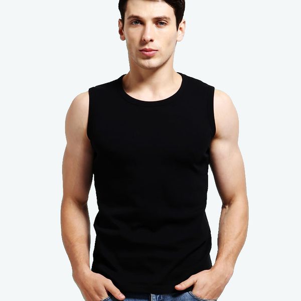 men's tank casual fitness fashion simple wear undershirt solid o-neck sleeveless breathable cotton summer, White;black
men's tank casual fitness fashion simple wear undershirt solid o-neck sleeveless breathable cotton summer, White;black