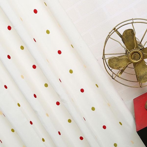curtain & drapes cute polka dot cotton and linen embroidered multi-color fabric window curtains for living room bedroom
curtain & drapes cute polka dot cotton and linen embroidered multi-color fabric window curtains for living room bedroom