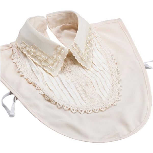 women vintage elegant layered chiffon false fake collar lace patchwork imitation pearl beaded lapel half shirt dickey neck ties, Blue;purple
women vintage elegant layered chiffon false fake collar lace patchwork imitation pearl beaded lapel half shirt dickey neck ties, Blue;purple