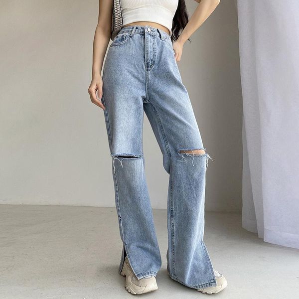 women's jeans tvvovvin ripped denim trousers spring summer 2021 high-waisted loose straight-leg pants split mopping 4ab2, Blue
women's jeans tvvovvin ripped denim trousers spring summer 2021 high-waisted loose straight-leg pants split mopping 4ab2, Blue