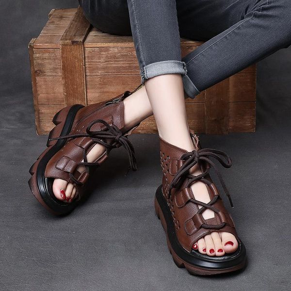 sandals women leather high heels wedge summer shoes for peep toe black handmade genuine hollow out
sandals women leather high heels wedge summer shoes for peep toe black handmade genuine hollow out