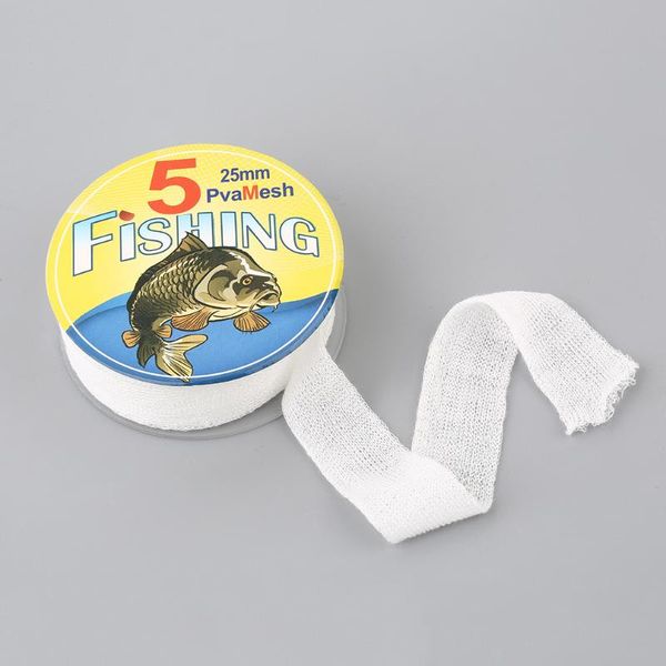 strong and durable 5 meter white pva carp fishing mesh universal refill stocking rig bait bags 25/37/44mm accessories
strong and durable 5 meter white pva carp fishing mesh universal refill stocking rig bait bags 25/37/44mm accessories