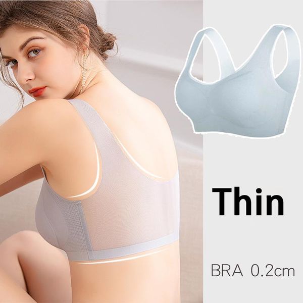 bras 2021 plus size bra one piece tracelesstthin mold cup women's underwear sports vest breathable lingerie large, Red;black
bras 2021 plus size bra one piece tracelesstthin mold cup women's underwear sports vest breathable lingerie large, Red;black