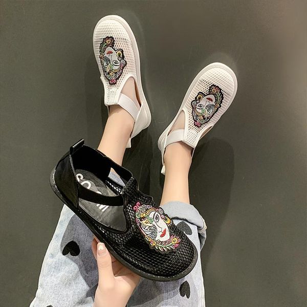 sandals women's 2021 soft leather organza lazy face mask flat single shoes transparent chaussure femme, Black
sandals women's 2021 soft leather organza lazy face mask flat single shoes transparent chaussure femme, Black