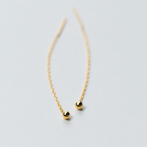 stud mloveacc 100% 925 solid sterling silver earring little bead chain linked for women creative fashion jewelry, Golden;silver
stud mloveacc 100% 925 solid sterling silver earring little bead chain linked for women creative fashion jewelry, Golden;silver