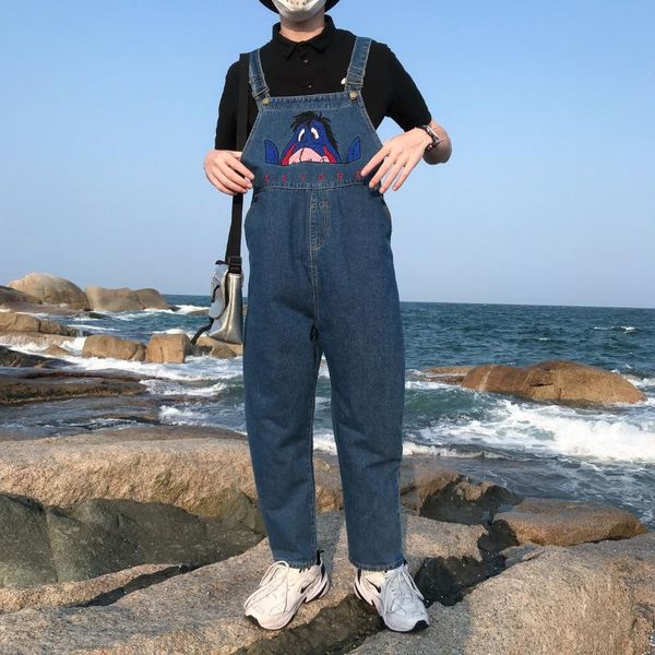 men's jeans 2022 male hip-hop jumpsuit japanese retro trend korean nine-point overalls hiphop, Blue
men's jeans 2022 male hip-hop jumpsuit japanese retro trend korean nine-point overalls hiphop, Blue