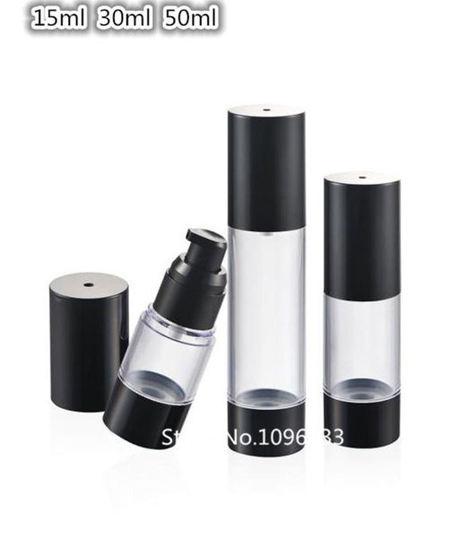 storage bottles & jars 20pcs black airless bottle emulsion lotion pump portable for cream foundation essence oil 15ml 30ml 50ml
storage bottles & jars 20pcs black airless bottle emulsion lotion pump portable for cream foundation essence oil 15ml 30ml 50ml
