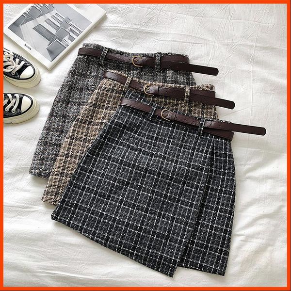 summer womens skirts a line mini skirt vintage casual women plaid chic sashes irregular lady female sweet high waist, Black
summer womens skirts a line mini skirt vintage casual women plaid chic sashes irregular lady female sweet high waist, Black
