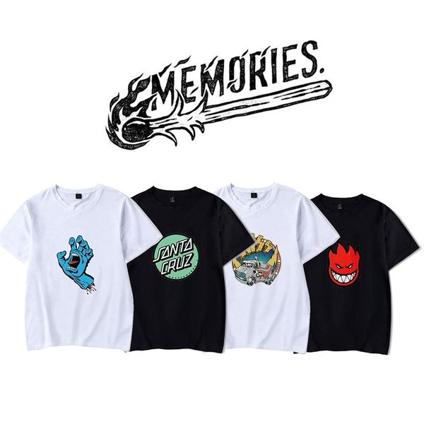 rock band t-shirt short men's summer hip-hop casual shirt loose half sleeve student base, White;black
rock band t-shirt short men's summer hip-hop casual shirt loose half sleeve student base, White;black