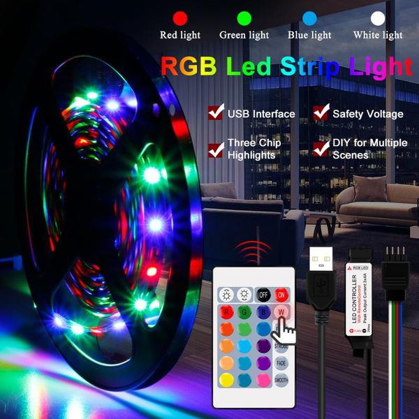 flexible led strip lamp 5v diode tape rgb ribbon usb waterproof 16 colour light brighter 0.5 1 2 3 4 5m fita wireless strips
flexible led strip lamp 5v diode tape rgb ribbon usb waterproof 16 colour light brighter 0.5 1 2 3 4 5m fita wireless strips