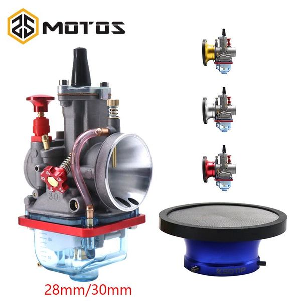 motorcycle fuel system zs motos universal 28mm 30mm pwk carburetor racing parts scooters blue bottom cover power jet with 50mm air filter
motorcycle fuel system zs motos universal 28mm 30mm pwk carburetor racing parts scooters blue bottom cover power jet with 50mm air filter