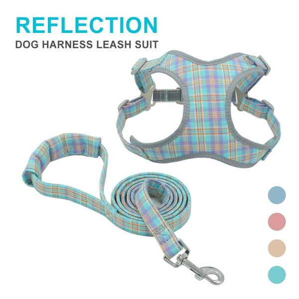 adjustable dog harnesses leashes suit reflection explosion-proof plaid comfortable durable vest walk running pets rroducts collars &
adjustable dog harnesses leashes suit reflection explosion-proof plaid comfortable durable vest walk running pets rroducts collars &