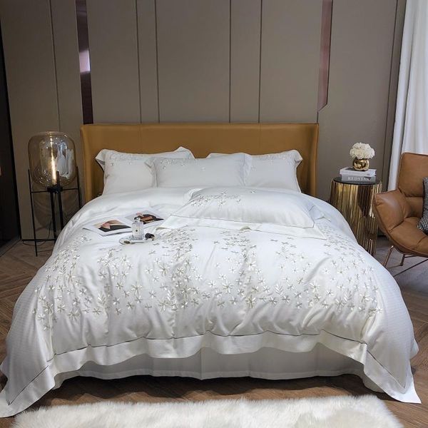 bedding sets embroidered floral duvet cover set white elegant blossom 800tc egyptian cotton soft bed sheet pillowcase king 4pcs
bedding sets embroidered floral duvet cover set white elegant blossom 800tc egyptian cotton soft bed sheet pillowcase king 4pcs