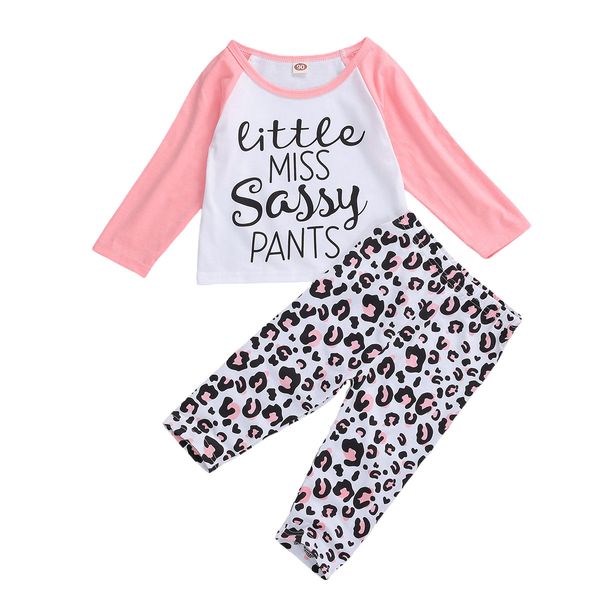 spring autumn toddlers clothes set sweet style little girls round collar long sleeve letter +leopard print long trousers kit, White
spring autumn toddlers clothes set sweet style little girls round collar long sleeve letter +leopard print long trousers kit, White