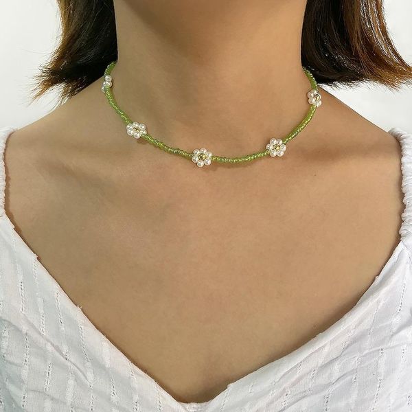 pendant necklaces u-magical handmade sweet multicolor seed bead daisy chokers necklace for women multiple cute acrylic flower jewelry, Silver
pendant necklaces u-magical handmade sweet multicolor seed bead daisy chokers necklace for women multiple cute acrylic flower jewelry, Silver