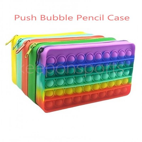 fidget toys pencil case colorful push bubble sensory squishy stress reliever autism needs anti-stress rainbow toy for children c2998
fidget toys pencil case colorful push bubble sensory squishy stress reliever autism needs anti-stress rainbow toy for children c2998
