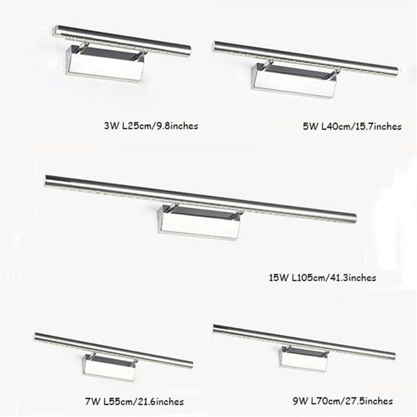 wall lamp modern stainless steel led front mirror light bathroom makeup lamps vanity toilet mounted sconces lighting fixture
wall lamp modern stainless steel led front mirror light bathroom makeup lamps vanity toilet mounted sconces lighting fixture