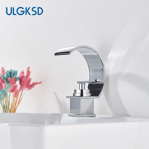 bathroom sink faucets ulgskd chrome single handle basin mixer waterfall faucet deck mount torneira cold water grifo
bathroom sink faucets ulgskd chrome single handle basin mixer waterfall faucet deck mount torneira cold water grifo