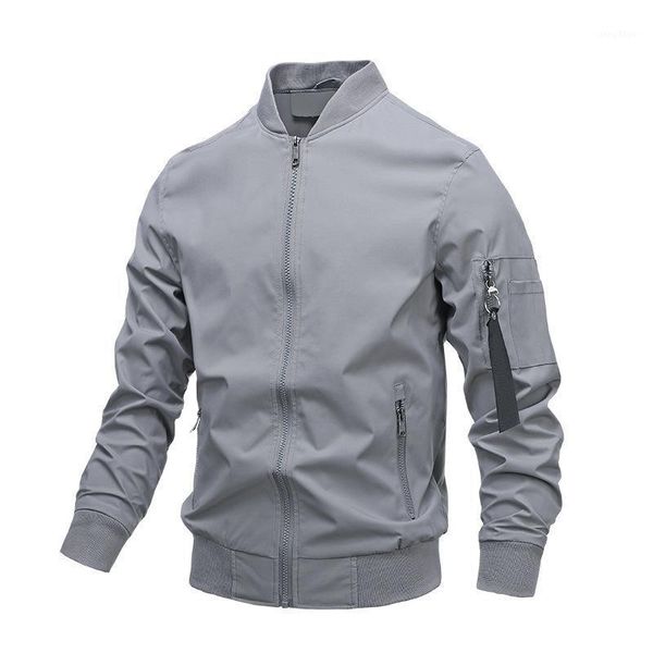 men's jackets spring pilot jacket men solid color casual baseball coat autumn zipper motorcycle male bomber outwear, Black;brown
men's jackets spring pilot jacket men solid color casual baseball coat autumn zipper motorcycle male bomber outwear, Black;brown