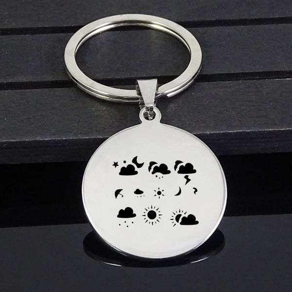 keychains weather keychain disc moon and cloud charm llavero keyring jewelry gift drop yp7456, Silver
keychains weather keychain disc moon and cloud charm llavero keyring jewelry gift drop yp7456, Silver